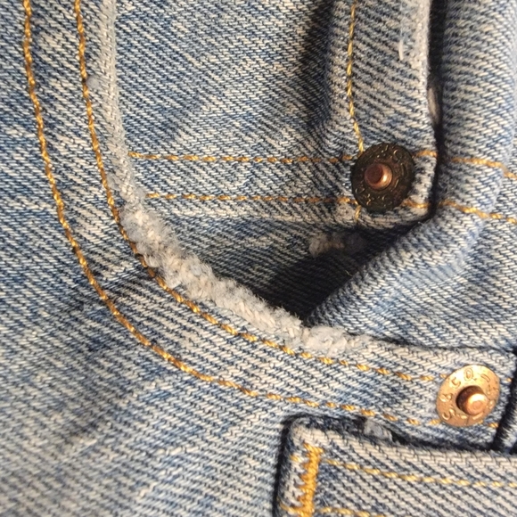 Levi's 501 Skinny Premium Patchwork Jeans Size W27 L26 - Picture 11 of 11